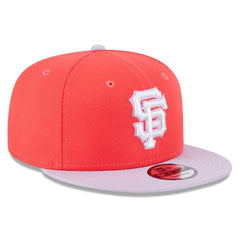 San Francisco Giants New Era Spring Basic Two-Tone 9FIFTY Snapback Hat - Red/Purple Hats