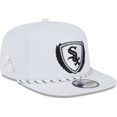 Chicago White Sox New Era Golfer Tee 9FIFTY Snapback Hat - White Hats