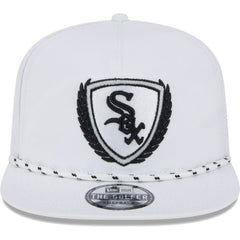 Chicago White Sox New Era Golfer Tee 9FIFTY Snapback Hat - White Hats
