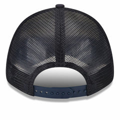 Boston Red Sox New Era Team Stripe Trucker 9FORTY Snapback Hat - White/Navy Hats