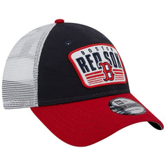 Boston Red Sox New Era Two-Tone Patch 9FORTY Snapback Hat - Navy Hats