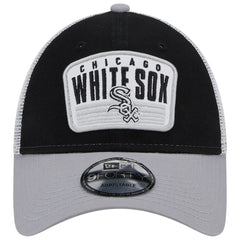 Chicago White Sox New Era Two-Tone Patch 9FORTY Snapback Hat - Black Hats