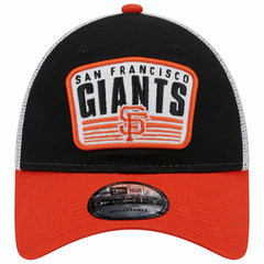 San Francisco Giants New Era Two-Tone Patch 9FORTY Snapback Hat - Black Hats