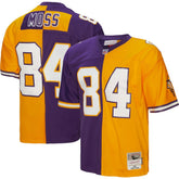 NFL Randy Moss Minnesota Vikings 1998 Split Legacy Replica Jersey - Purple/Gold online