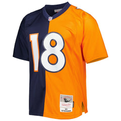 NFL Peyton Manning Denver Broncos 2015 Split Legacy Replica Jersey - Navy/Orange sale