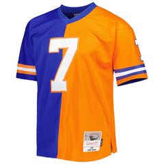 NFL John Elway Denver Broncos 1990 Split Legacy Replica Jersey - Royal/Orange outlet