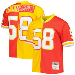 NFL Derrick Thomas Kansas City Chiefs 1994 Split Legacy Replica Jersey - Red/Gold on sale