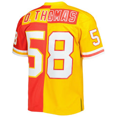 NFL Derrick Thomas Kansas City Chiefs 1994 Split Legacy Replica Jersey - Red/Gold on sale