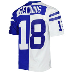 NFL Peyton Manning Indianapolis Colts 1998 Split Legacy Replica Jersey - Royal/White outlet