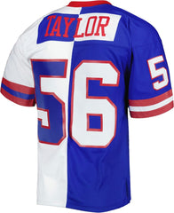 NFL Lawrence Taylor New York Giants 1986 Split Legacy Replica Jersey - Royal/White discount