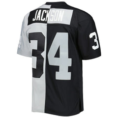 Bo Jackson Las Vegas Raiders 1988 Split Legacy Replica Jersey Black/Silver