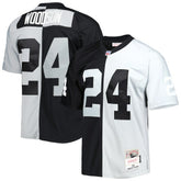Charles Woodson Las Vegas Raiders 1998 Split Legacy Replica Jersey Black/Silver