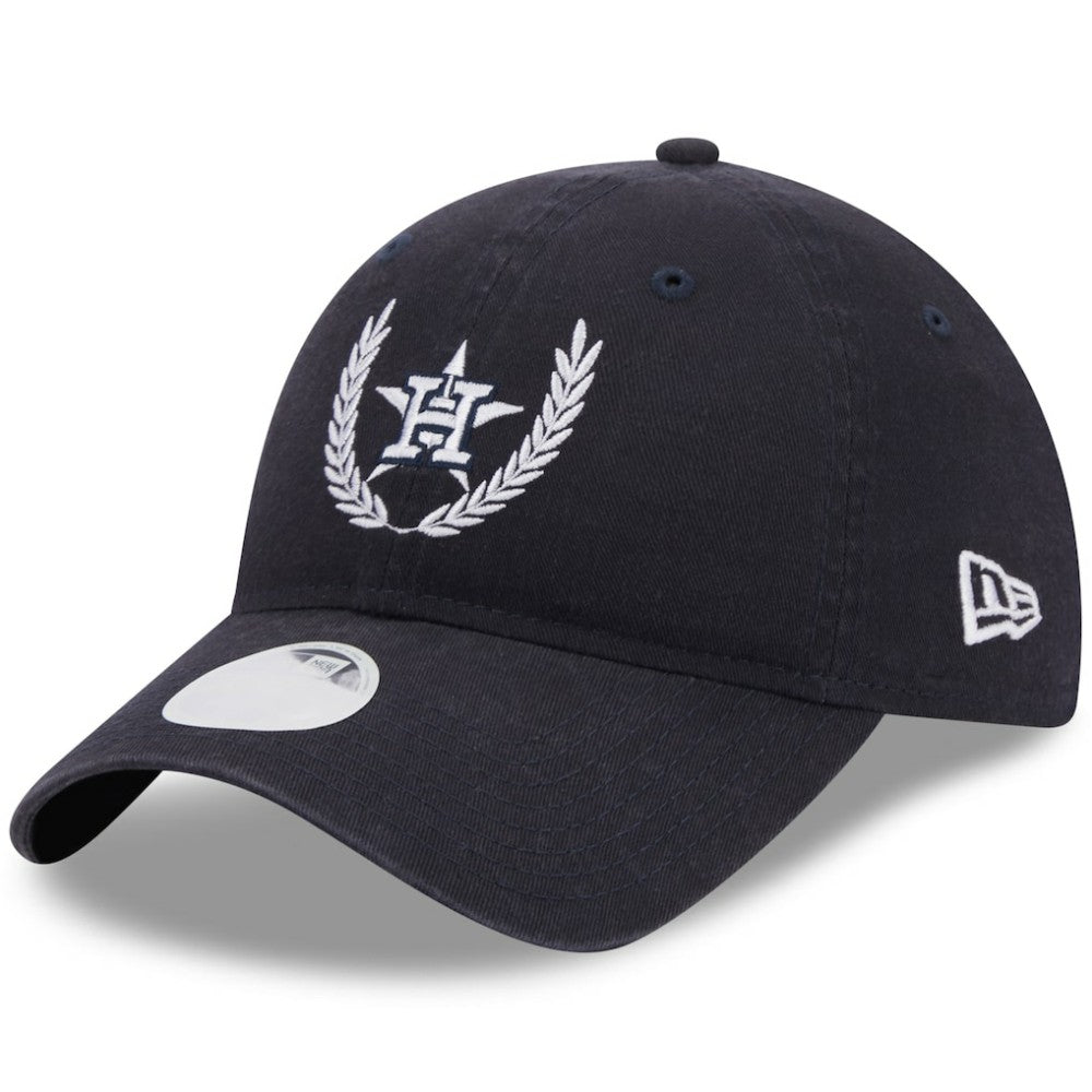 Houston Astros New Era Women's Leaves 9TWENTY Adjustable Hat - Navy Hats