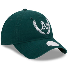 Athletics New Era Women's Leaves 9TWENTY Adjustable Hat - Green Hats