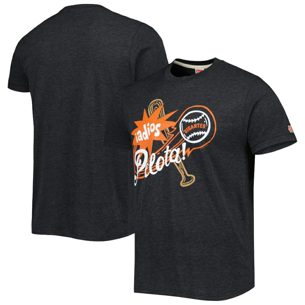 San Francisco Giants Homage Hyper Local Tri-Blend T-Shirt - Charcoal T-shirts
