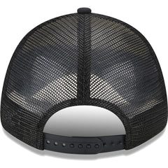 Brooklyn Nets Stripes 9FORTY Trucker Snapback Hat Black