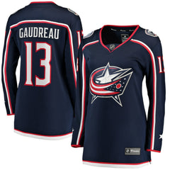 NHL Johnny Gaudreau Columbus Blue Jackets Fanatics Women's Breakaway Player Jersey - Navy