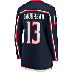 NHL Johnny Gaudreau Columbus Blue Jackets Fanatics Women's Breakaway Player Jersey - Navy