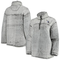 Tennessee Titans G-III 4Her by Carl Banks Women's Sherpa Quarter-Zip Jacket Gray