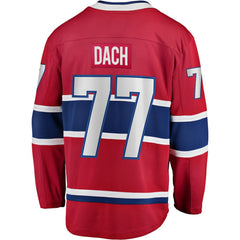 NHL Kirby Dach Montreal Canadiens Fanatics Home Breakaway Player Jersey - Red
