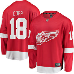 NHL Andrew Copp Detroit Red Wings Fanatics Home Breakaway Player Jersey - Red