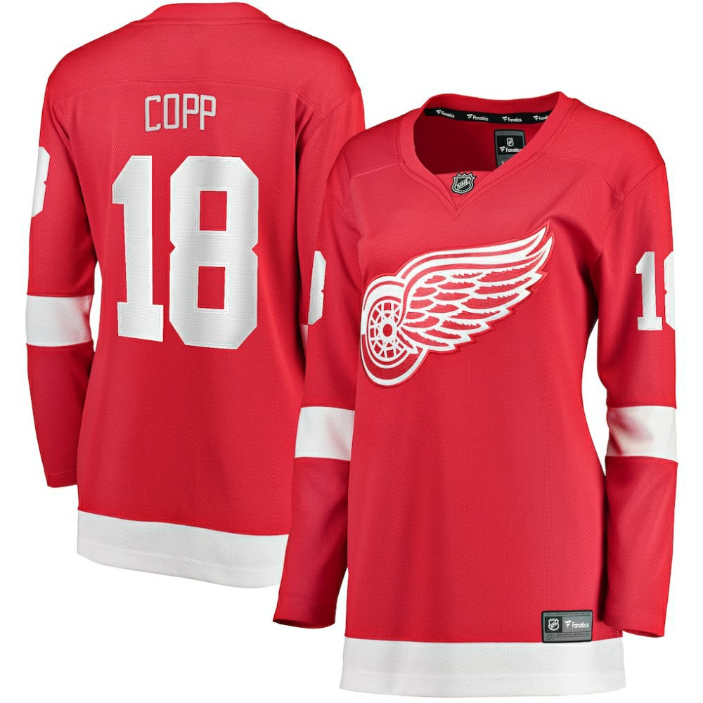 NHL Andrew Copp Detroit Red Wings Fanatics Women's Home Breakaway Player Jersey - Red