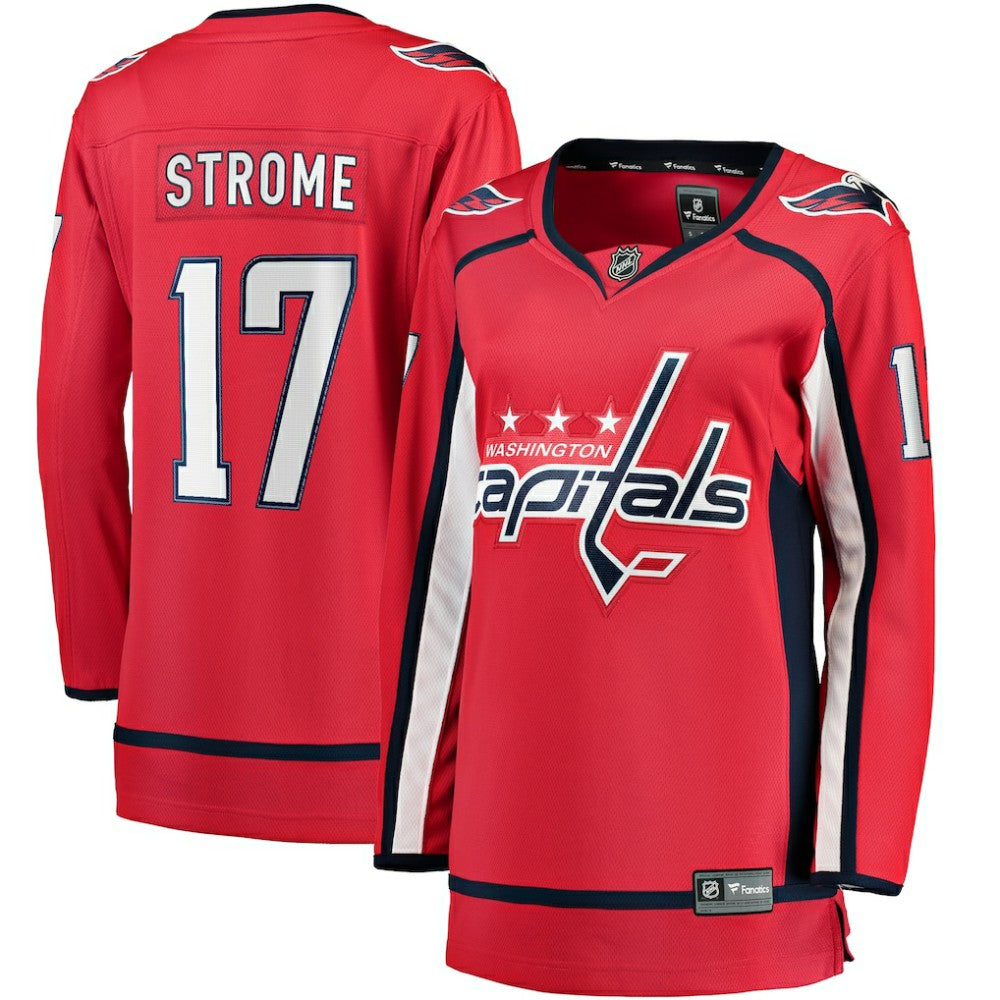 NHL Dylan Strome Washington Capitals Fanatics Women's Home Breakaway Player Jersey - Red