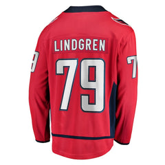 NHL Charlie Lindgren Washington Capitals Fanatics Home Breakaway Player Jersey - Red