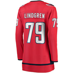 NHL Charlie Lindgren Washington Capitals Fanatics Women's Home Breakaway Player Jersey - Red
