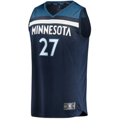 Rudy Gobert Minnesota Timberwolves Fast Break Replica Jersey Icon Edition Navy
