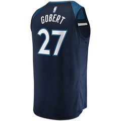 NBA Rudy Gobert Minnesota Timberwolves Fast Break Replica Jersey - Icon Edition - Navy