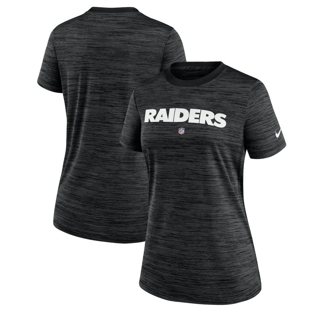 Las Vegas Raiders Women's Sideline Velocity Performance T-Shirt Black