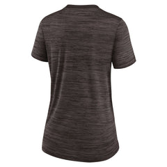 Cleveland Browns Women's Sideline Velocity Performance T-Shirt Brown