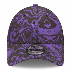 Tottenham Hotspur New Era Allover Print 9FORTY Adjustable Hat Black/Purple