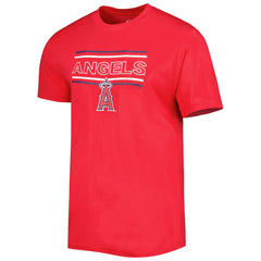 Los Angeles Angels Concepts Sport Badge Top & Pants Sleep Set - Red/Navy Tops
