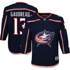 NHL Johnny Gaudreau Columbus Blue Jackets Youth 2022/23 Premier Player Jersey - Navy