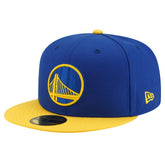 Golden State Warriors 2-Tone 59FIFTY Fitted Hat Royal/Gold