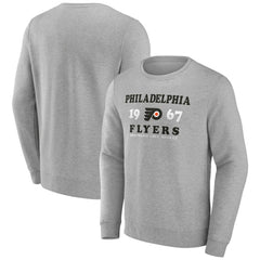 NHL Philadelphia Flyers Fanatics Fierce Competitor Pullover Sweatshirt - Heather Charcoal