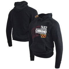 Take Command Washington Commanders DC PROPER Unisex Mineral Wash Vintage Pullover Hoodie Black