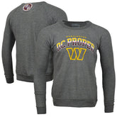 Washington Commanders DC PROPER Signature Raglan Vintage Pullover Sweatshirt Heather Gray