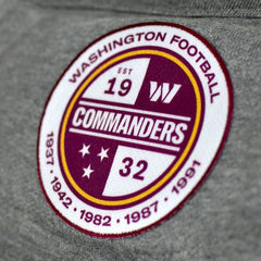 Washington Commanders DC PROPER Signature Raglan Vintage Pullover Sweatshirt Heather Gray