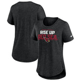 Arizona Cardinals Women's Local Fashion Tri-Blend T-Shirt Heather Black
