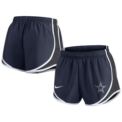 Dallas Cowboys Women's Plus Size Tempo Shorts Navy