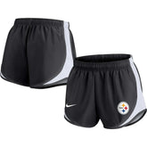 Pittsburgh Steelers Women's Performance Tempo Shorts Black