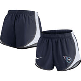 Tennessee Titans Women's Performance Tempo Shorts Navy