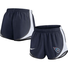 Tennessee Titans Women's Performance Tempo Shorts Navy
