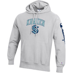 NHL Seattle Kraken Champion Reverse Weave Pullover Hoodie - Heather Gray