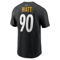 T.J. Watt Pittsburgh Steelers Player Name & Number T-Shirt Black