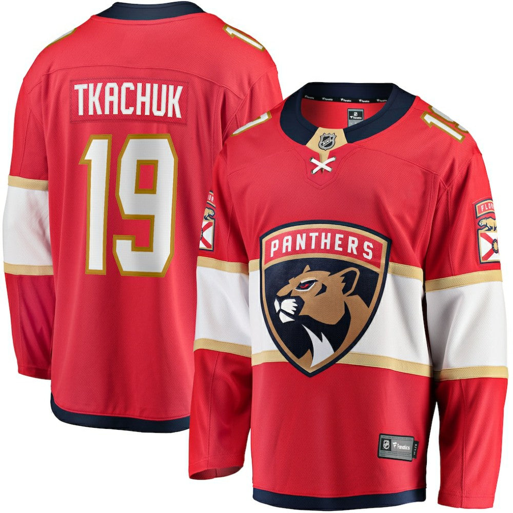 NHL Matthew Tkachuk Florida Panthers Fanatics Home Breakaway Player Jersey - Red