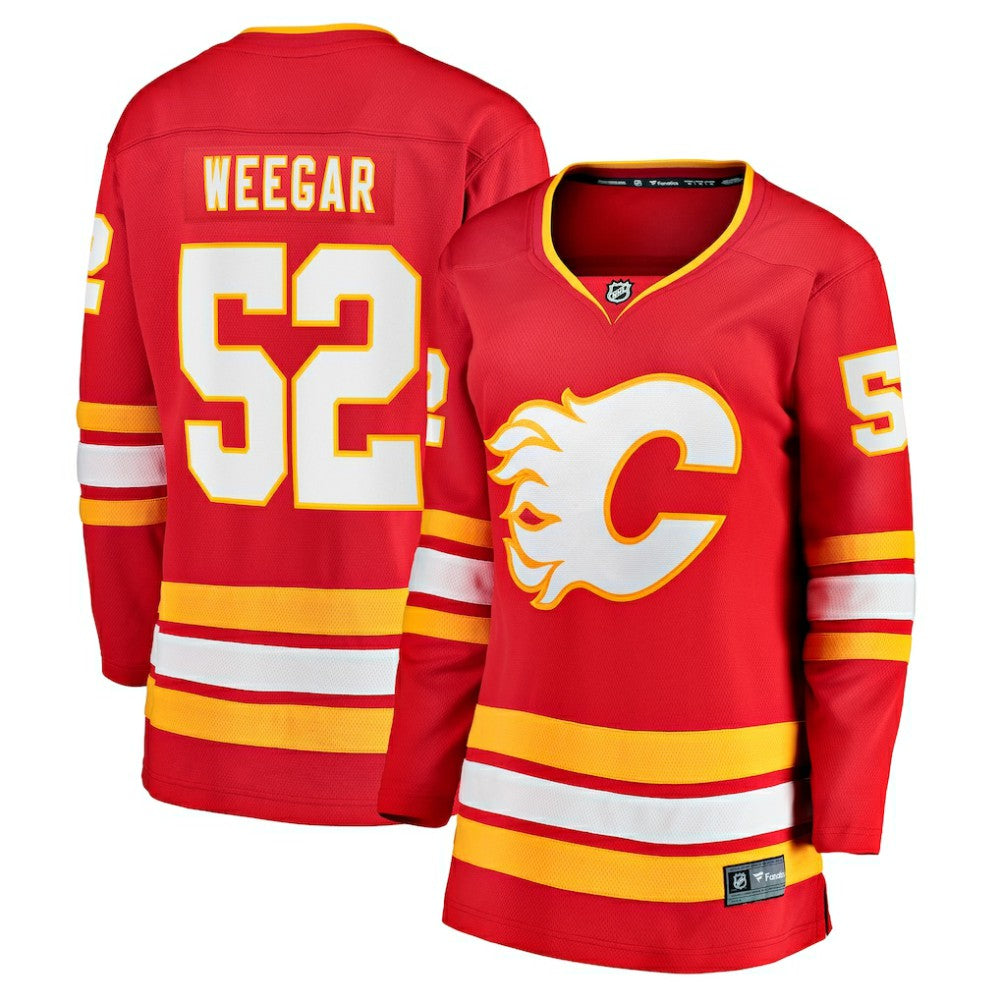 NHL MacKenzie Weegar Calgary Flames Fanatics Women's Home Breakaway Player Jersey - Red